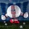 Bleacher Creatures US Soccer 8" Kuricha Soccer Ball Sitting Plush